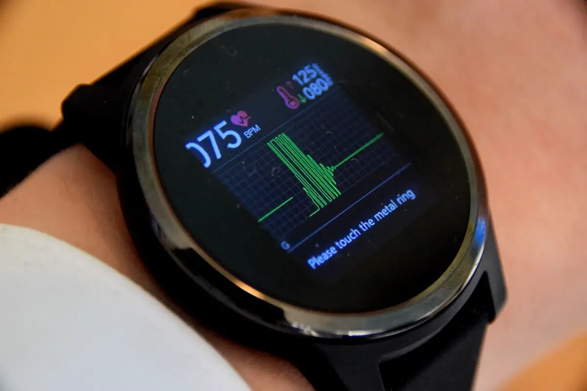 Smartwatch Uhr Blutdruck Herzfrequenz Sauerstoff Messung Atemübung HD IPS SOS 